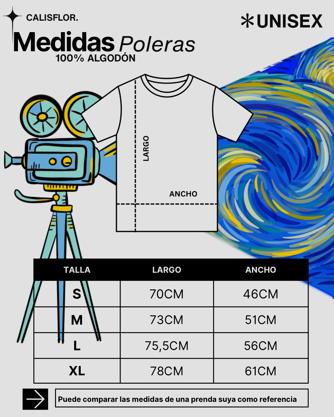 Polera Interstellar Unisex